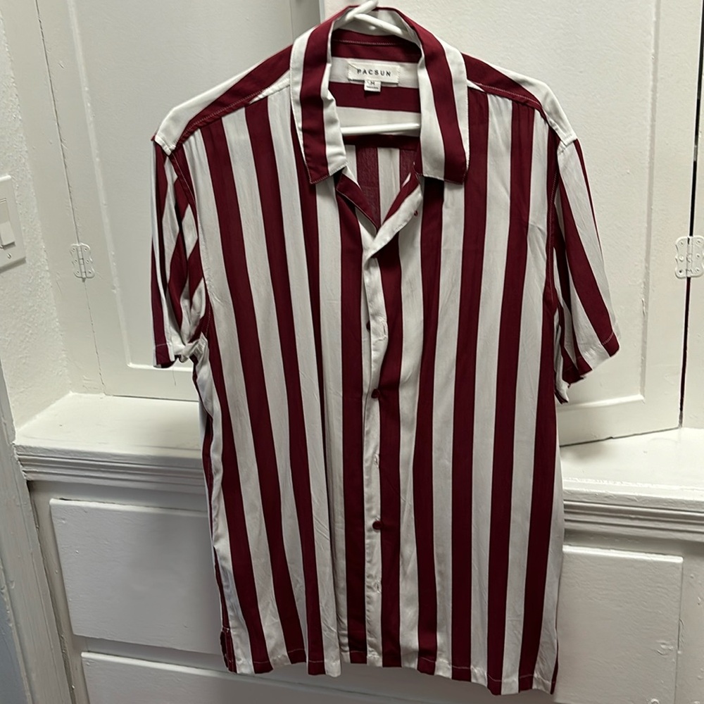 Pacsun Striped Button Up Shirt